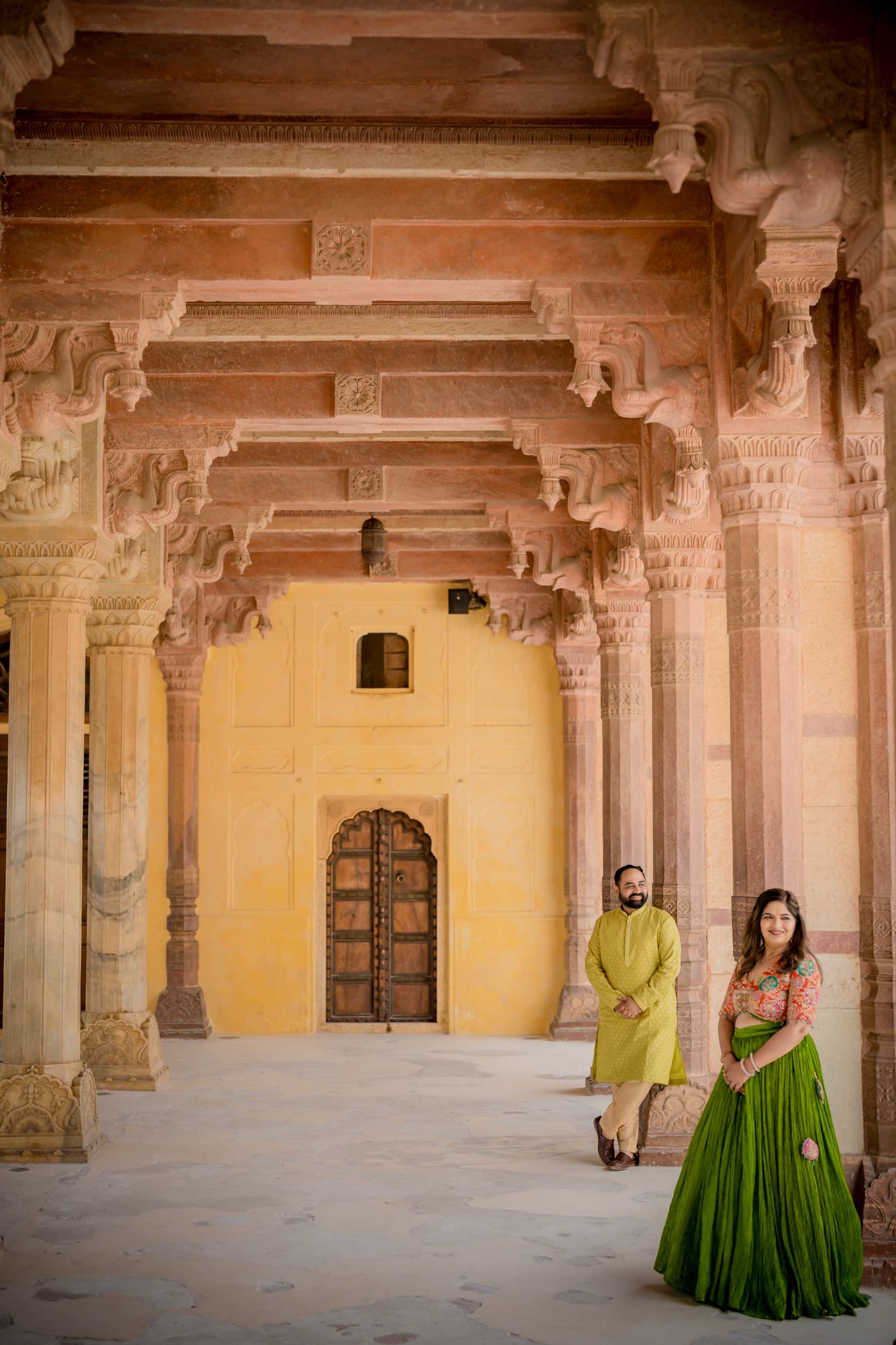 Heritage palace courtyard wedding at Rambagh Palace Jaipur